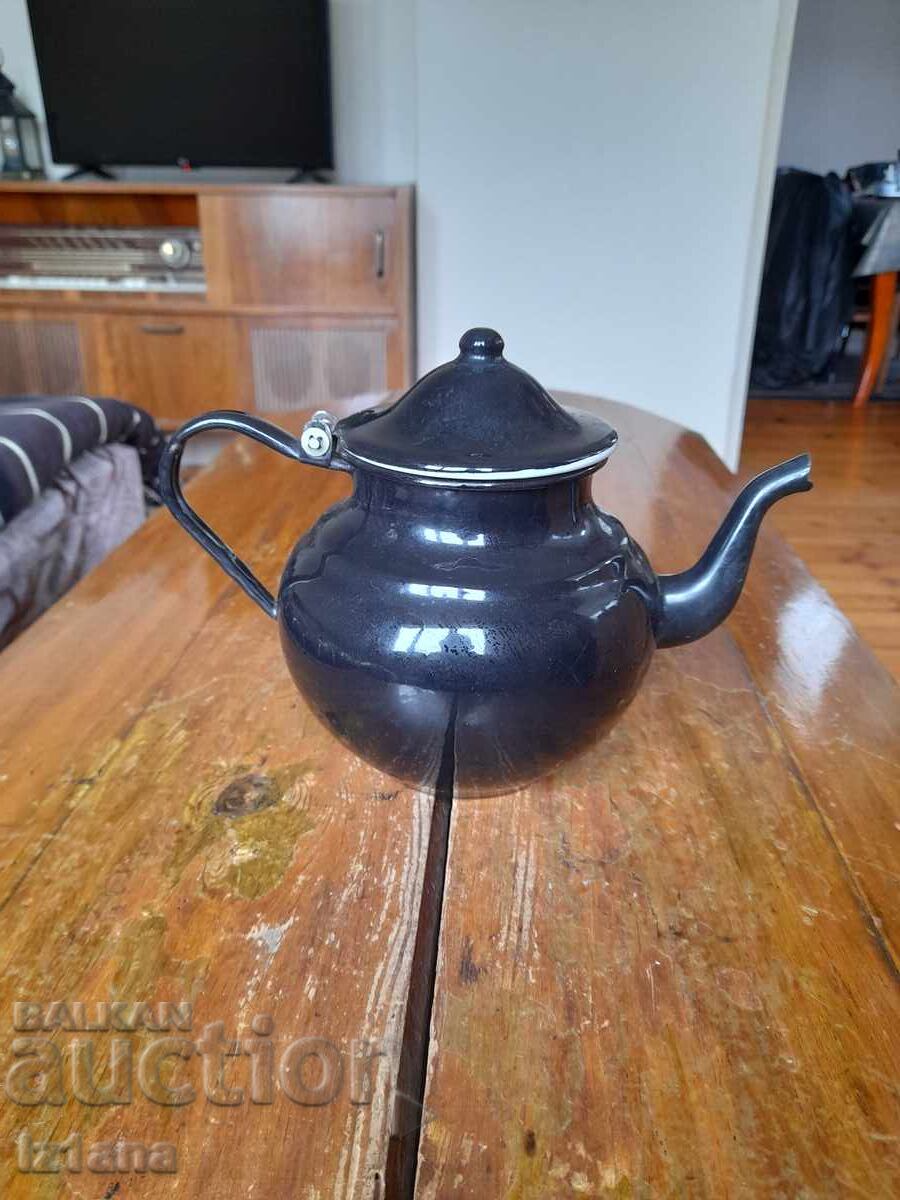 Δημοπρασία Παλιά τσαγιέρα εμαγιέ