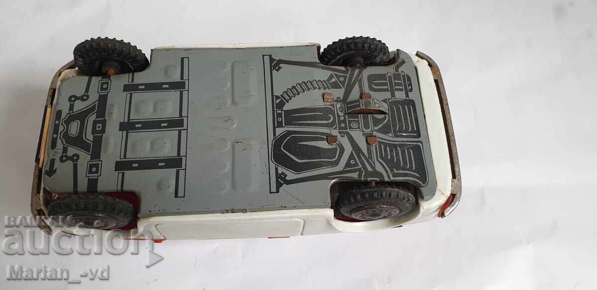 Retro toy car Polski Fiat 126p CZZ40-46 Czechoslovakia - 6 Retro toy car Polski Fiat 126p CZZ40-46 Czechoslovakia - 6
