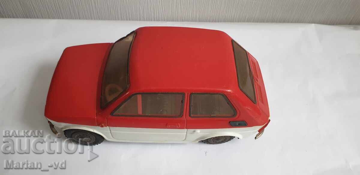 Retro toy car Polski Fiat 126p CZZ40-46 Czechoslovakia - 7 Retro toy car Polski Fiat 126p CZZ40-46 Czechoslovakia - 7