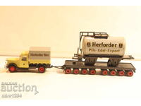 H0 1/87 TRUCK TRACTOR TRAIN LOCOMOTIVE RAILWAY WAGON