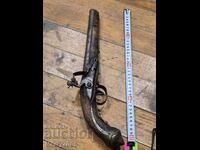 Flintlock pistol, dated around 1800, 41cm!