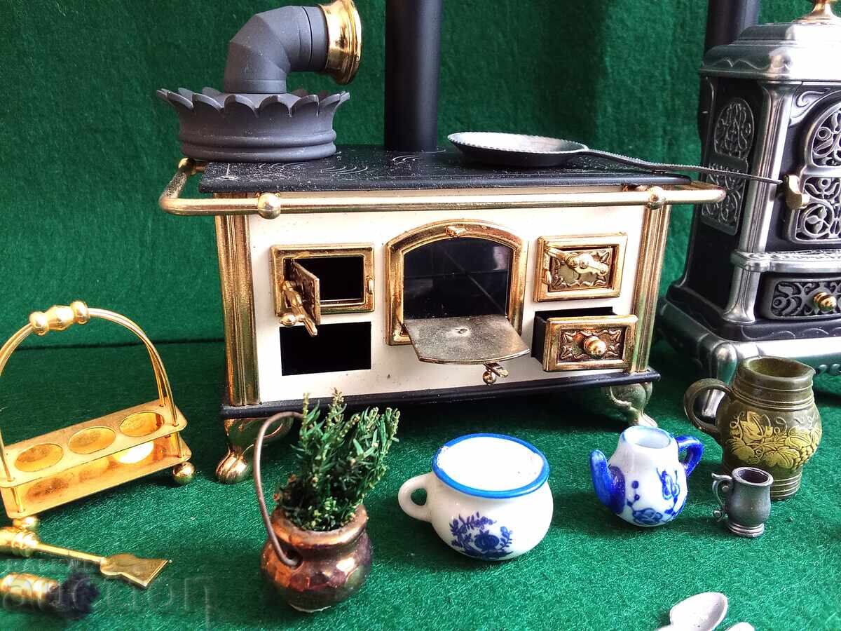Lot vechi de miniaturi pentru căsuța de păpuși - 5