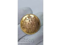 Pendant de epocă, Botez, Botez cu placaj cu aur