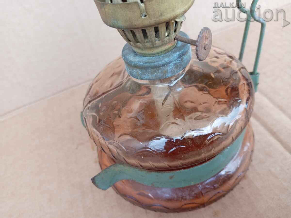 antique gas gas oil lamp lamp - 5