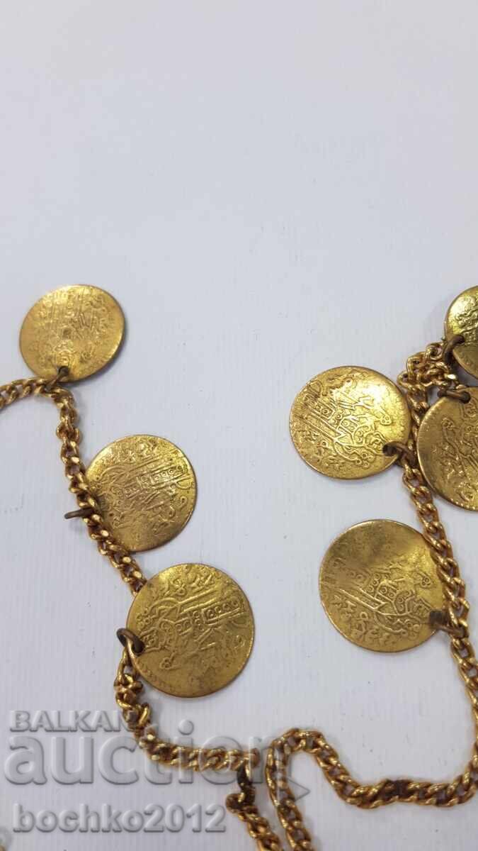 Възрожденски пендари за Носия, позлатени, накит - 5