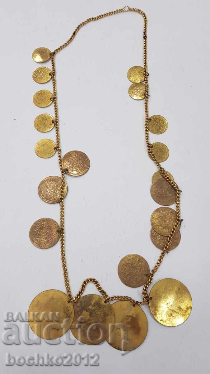 Възрожденски пендари за Носия, позлатени, накит - 6