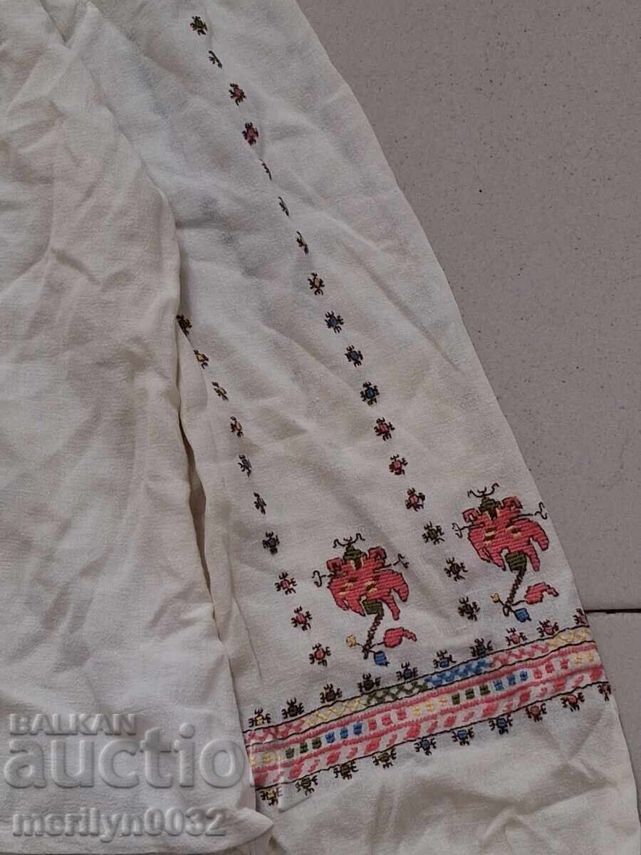 Παράδοση Παιδικό πουκάμισο βουλγάρικο κέντημα μεταξωτό κεναρ παραδοσιακή φορεσιά σεβίτσα