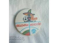 Insignă - Campionatul Mondial de Fotbal Mexic 1986, Pique