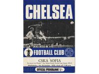 PROGRAMĂ FOTBAL VECHE CHELSEA ANGLIA 4/11/1970