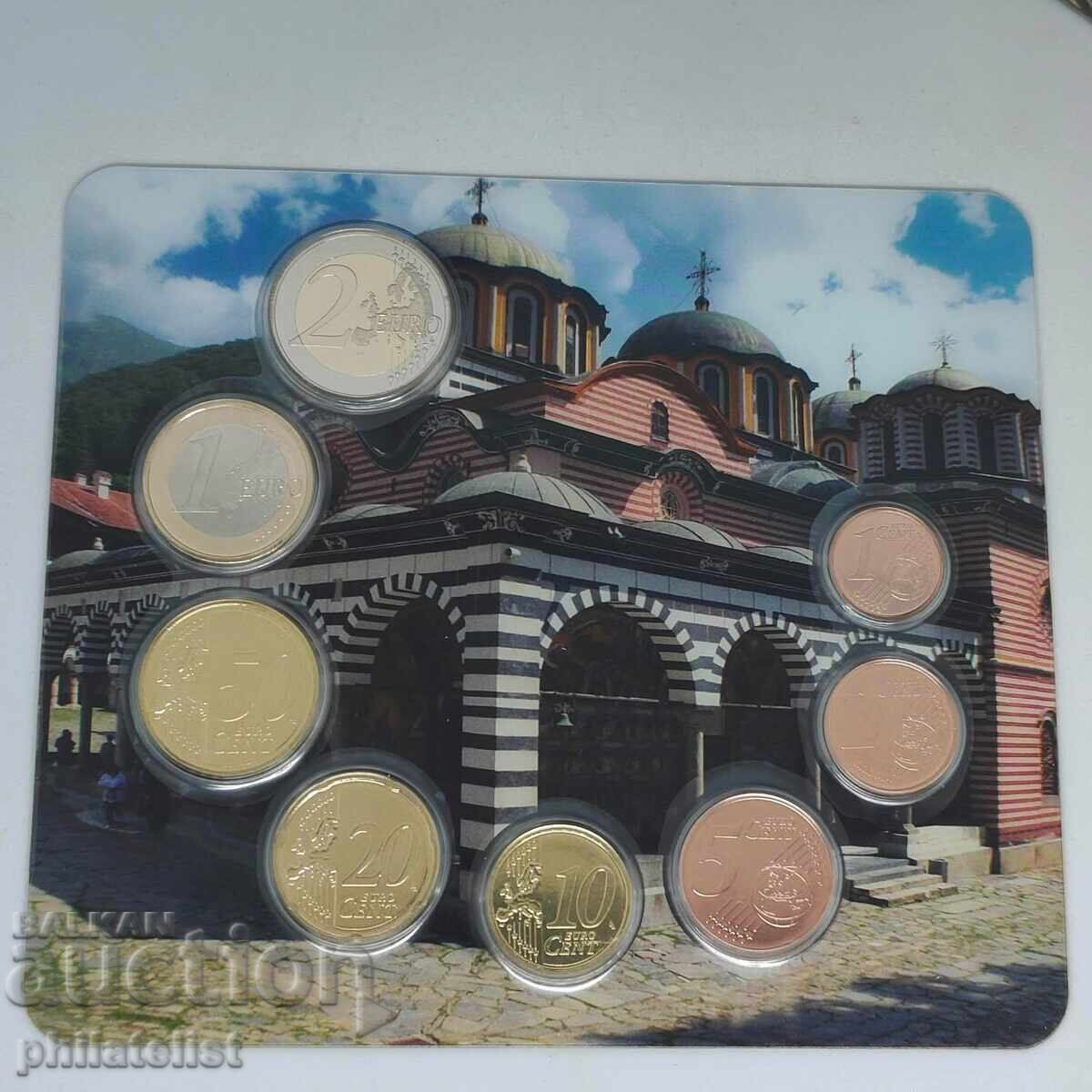 Bulgaria 2026 - Set complet de monede euro bancare - 8 monede BU - 5 Bulgaria 2026 - Set complet de monede euro bancare - 8 monede BU - 5