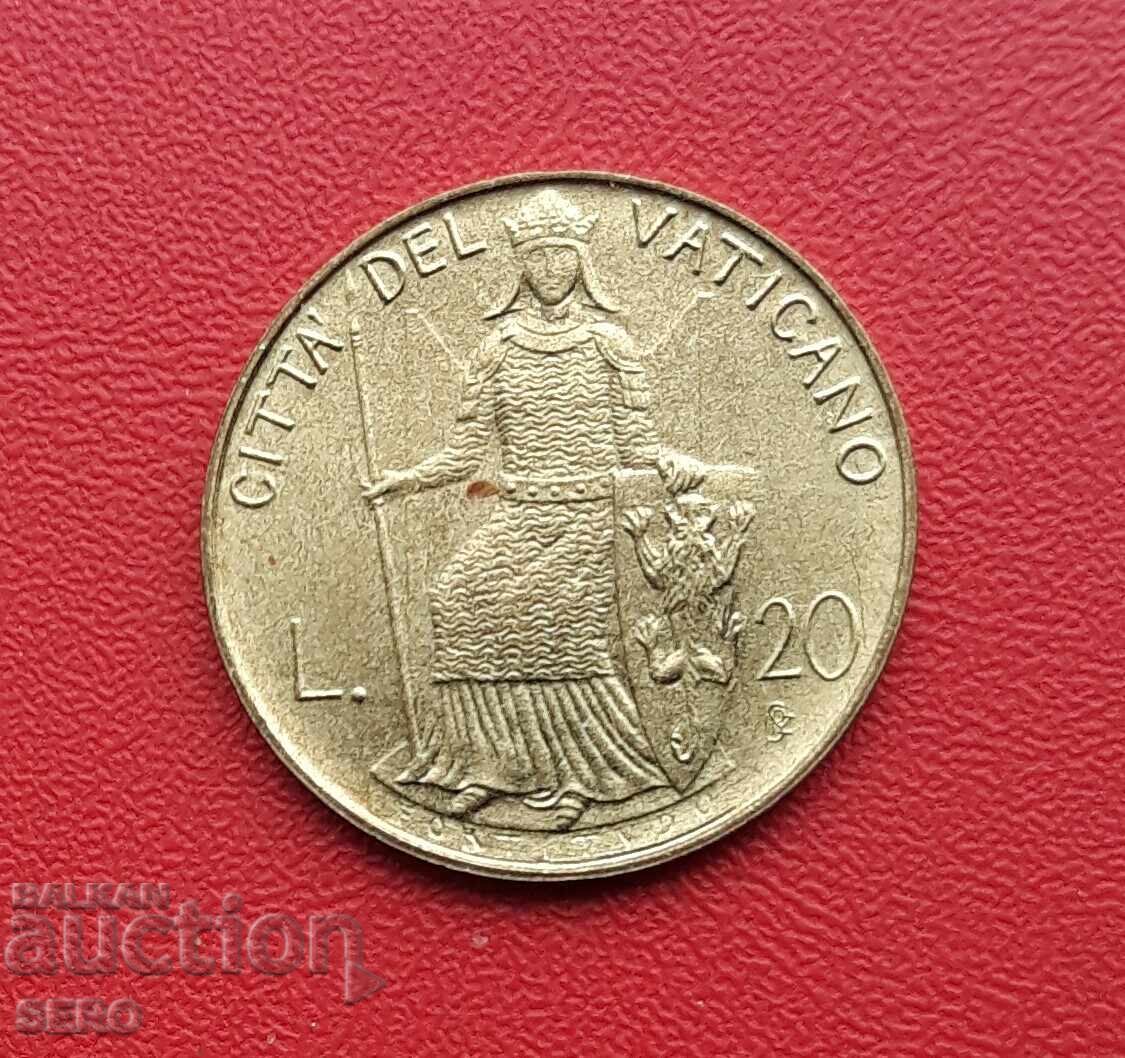 Ватикана-20 лири 1980 Ватикана-20 лири 1980