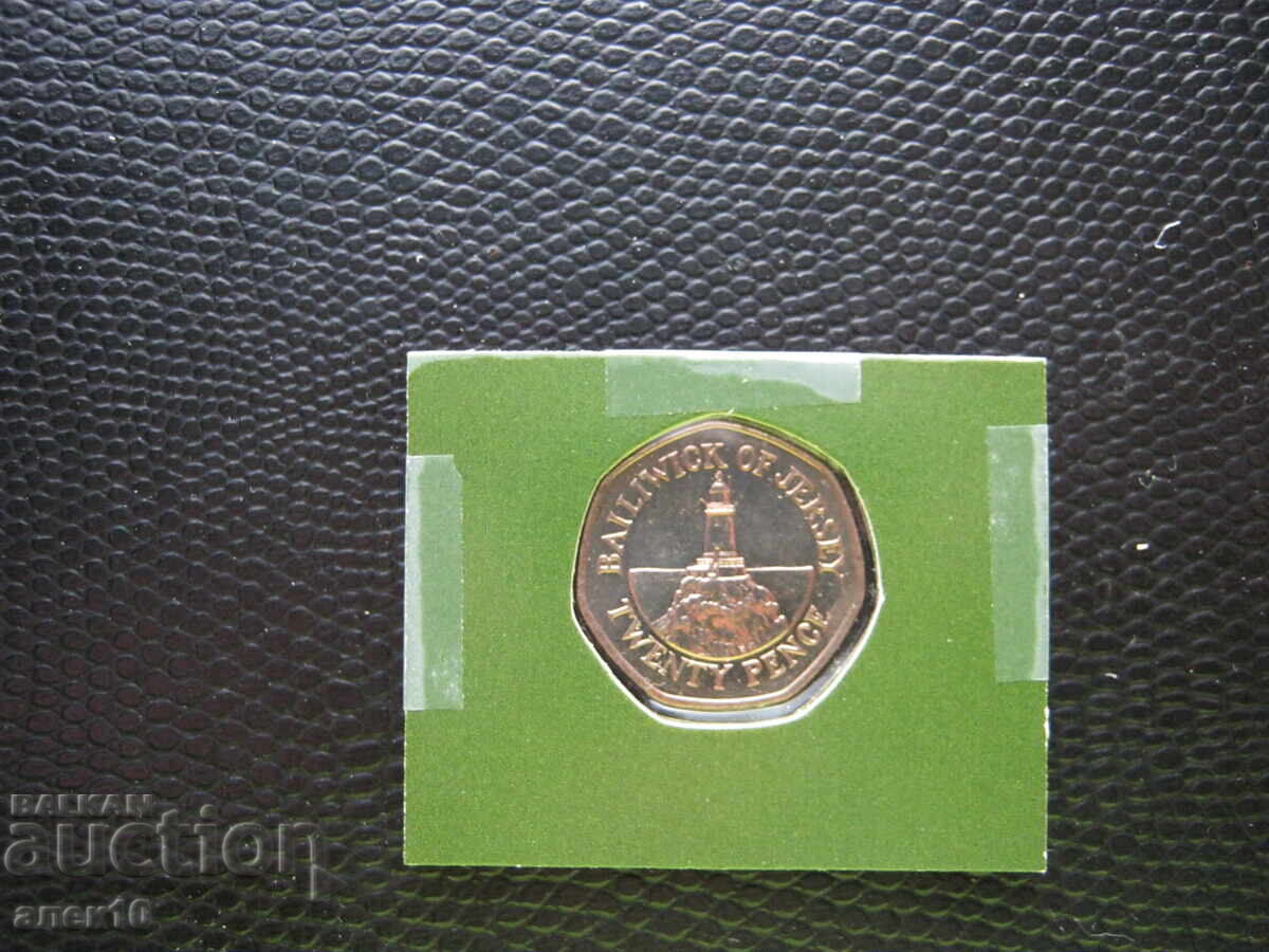 Jersey 20 πένες 1989 σε με τιμή € 1.00 | 1.96 BGN Jersey 20 πένες 1989 σε με τιμή € 1.00 | 1.96 BGN