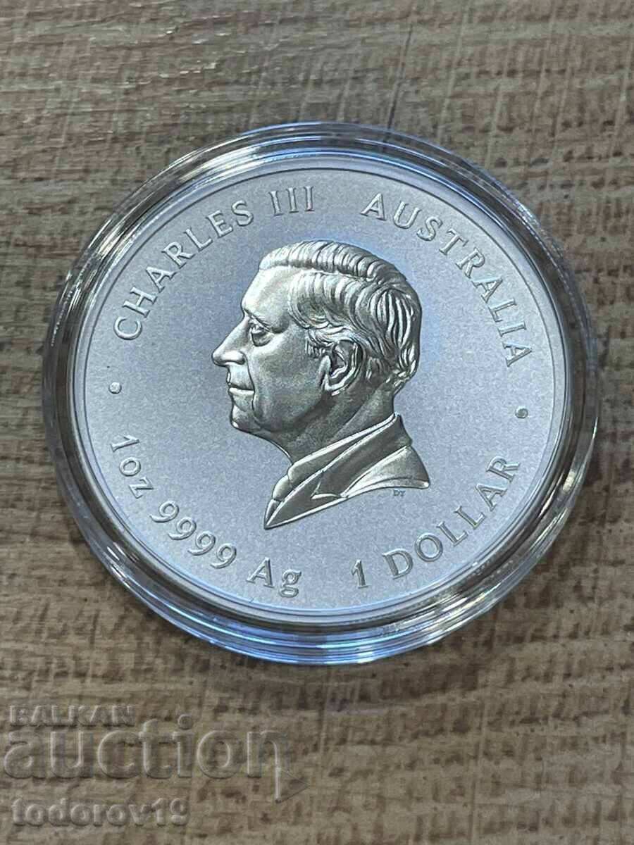 Доставка на Сребро 1 oz монета "Годината на Коня" Оцветена  2026