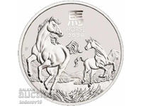 Monedă de argint 1 oz "Anul Calului" 2026