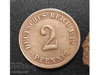 Coin Germany 2 pfennigs, 1912