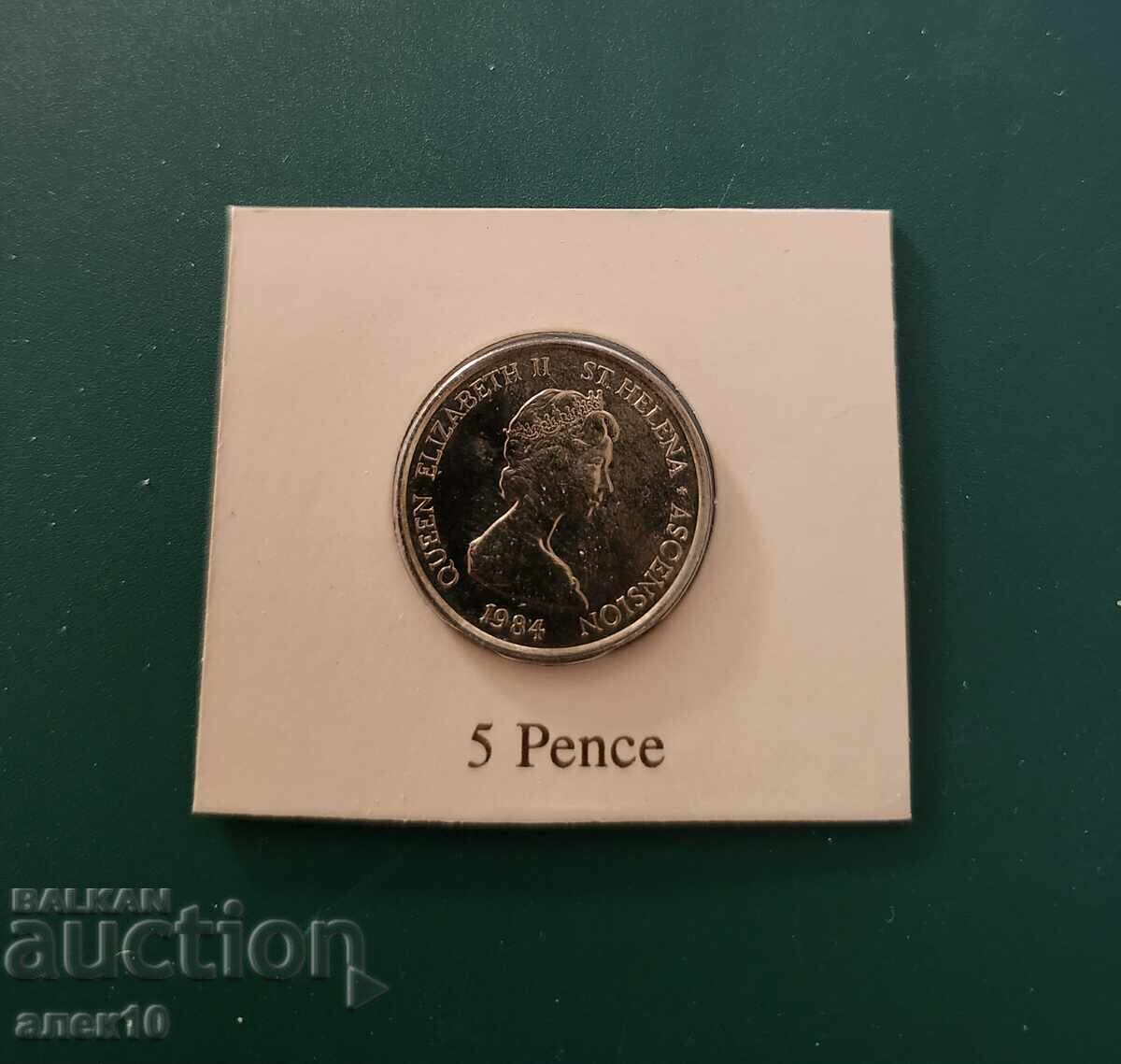 Αγία Ελένη 5 πένες 1984 Αγία Ελένη 5 πένες 1984