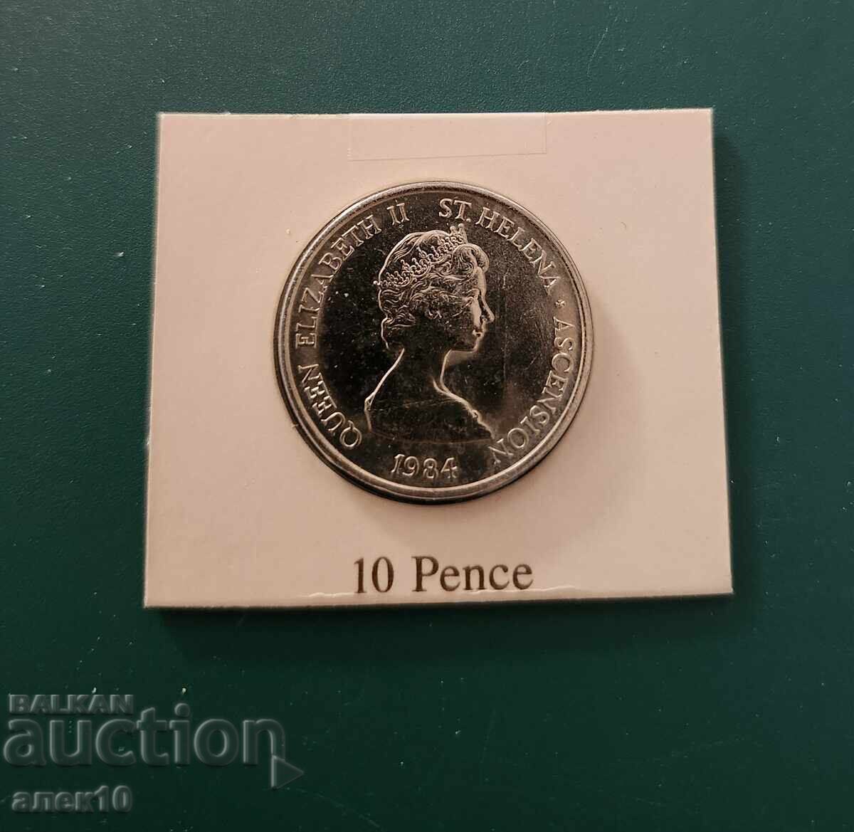 Света  Елена  10   пенса    1984   в