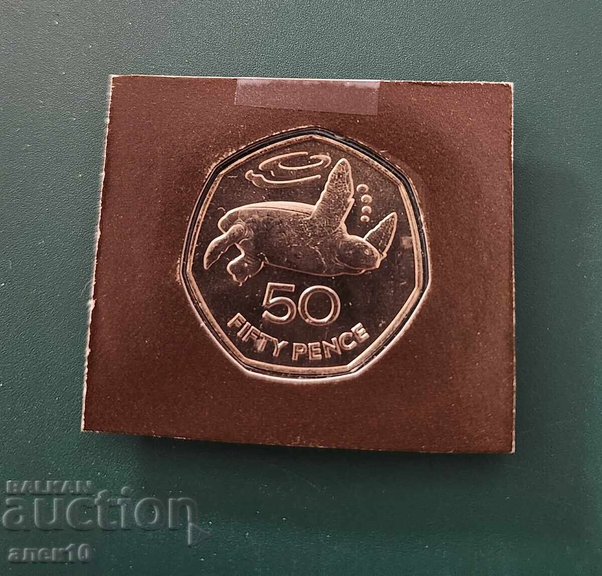 Света Елена 50 пенса 1984 в с цена € 5.50 | 10.76 лв. Света Елена 50 пенса 1984 в с цена € 5.50 | 10.76 лв.