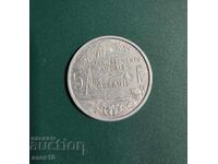 Γαλλική Ωκεανία 5 φράγκα 1952