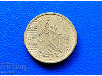 Франция 10 евроцента Euro cent 2000 г.