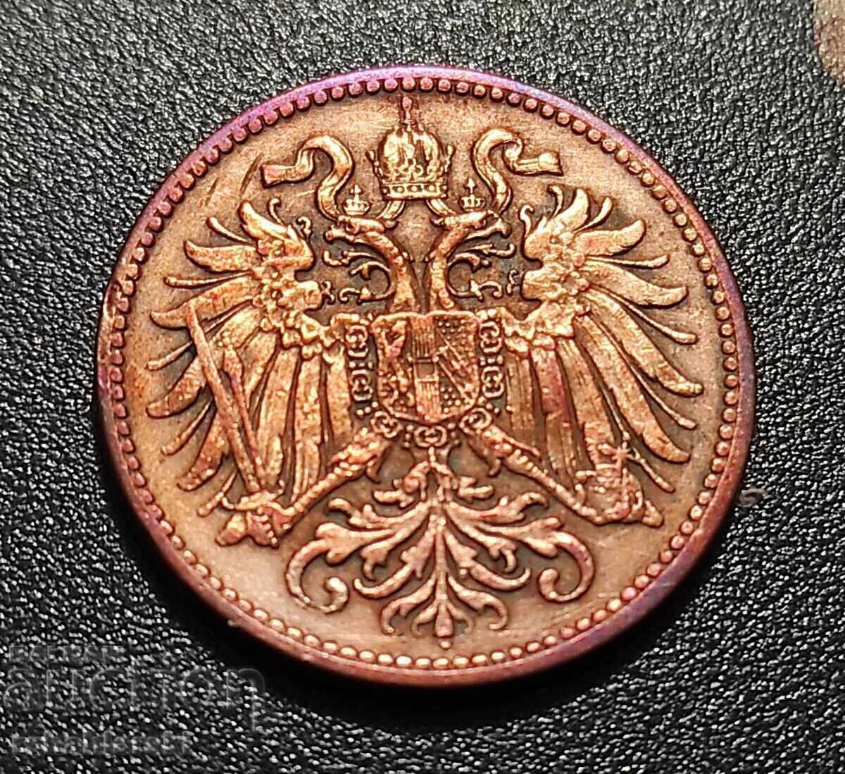 Νόμισμα Αυστρία 2 heller, 1899 με τιμή € 0.80 | 1.56 BGN Νόμισμα Αυστρία 2 heller, 1899 με τιμή € 0.80 | 1.56 BGN