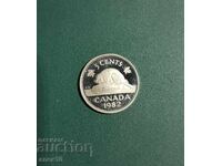 Canada 5 cents 1982 proof
