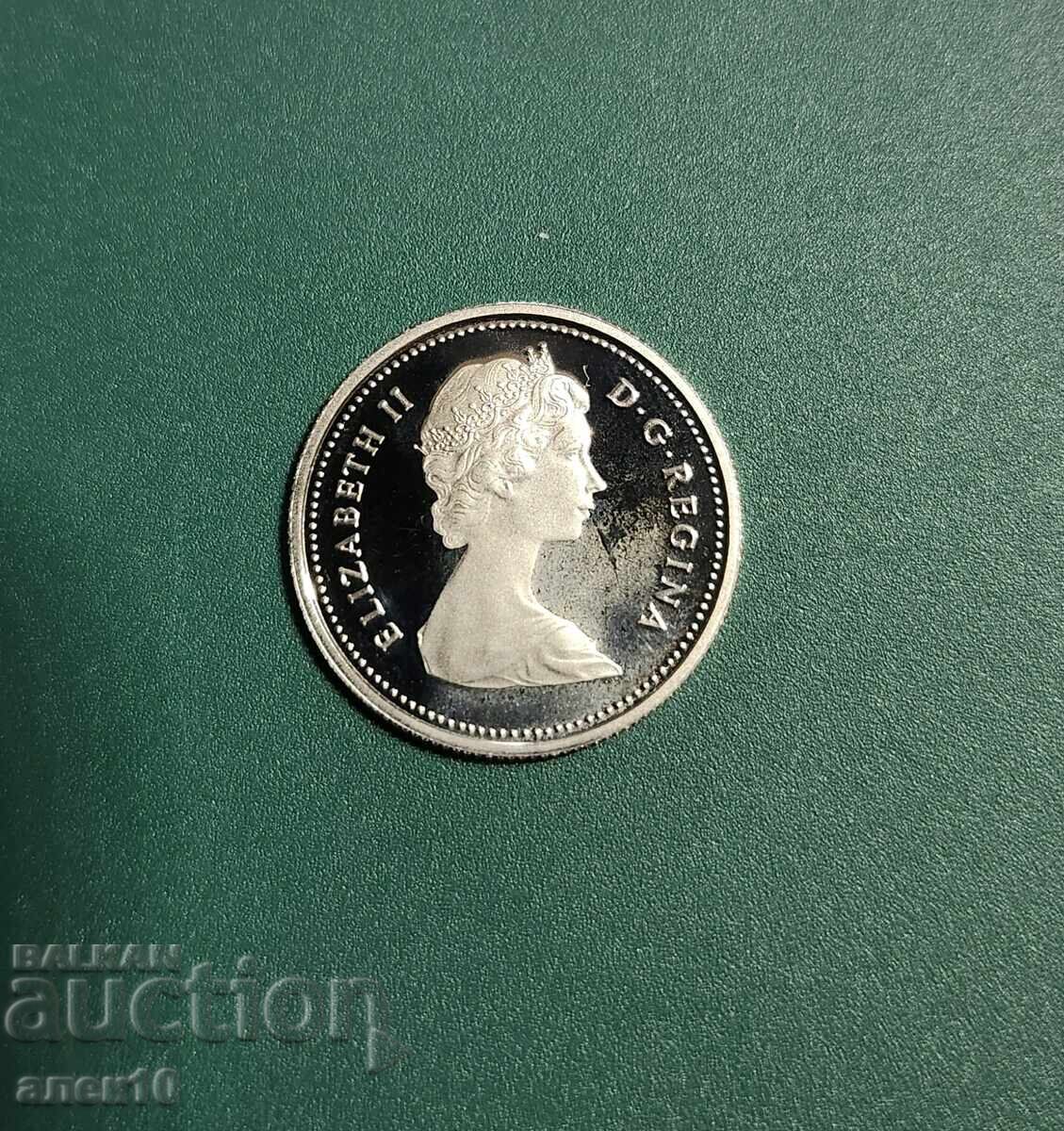 Canada 25 cents 1982 proof with price € 2.50 | 4.89 BGN