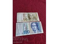 Lot 2 bancnote mărci germane