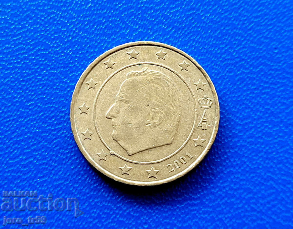 Belgia 10 eurocenți Euro cent 2001 Belgia 10 eurocenți Euro cent 2001