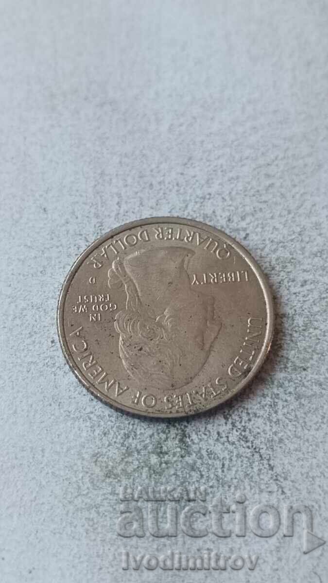 SUA 25 de cenți 2013 D cu preț € 1.18 | 2.31 BGN