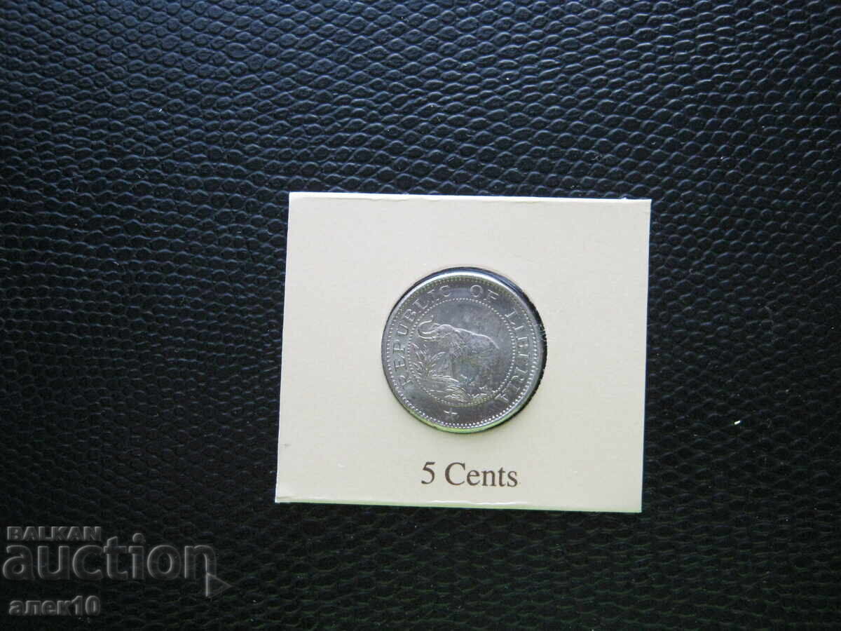 Либерия   5  цент   1984    в