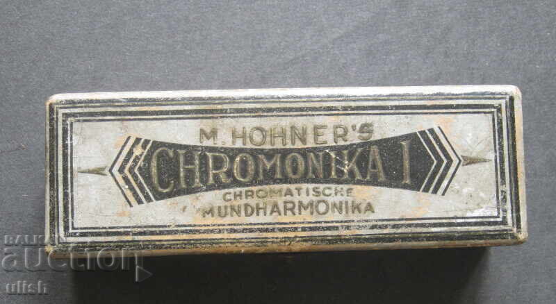 Παλιό άδειο κουτί φυσαρμόνικας Hohner Παλιό άδειο κουτί φυσαρμόνικας Hohner