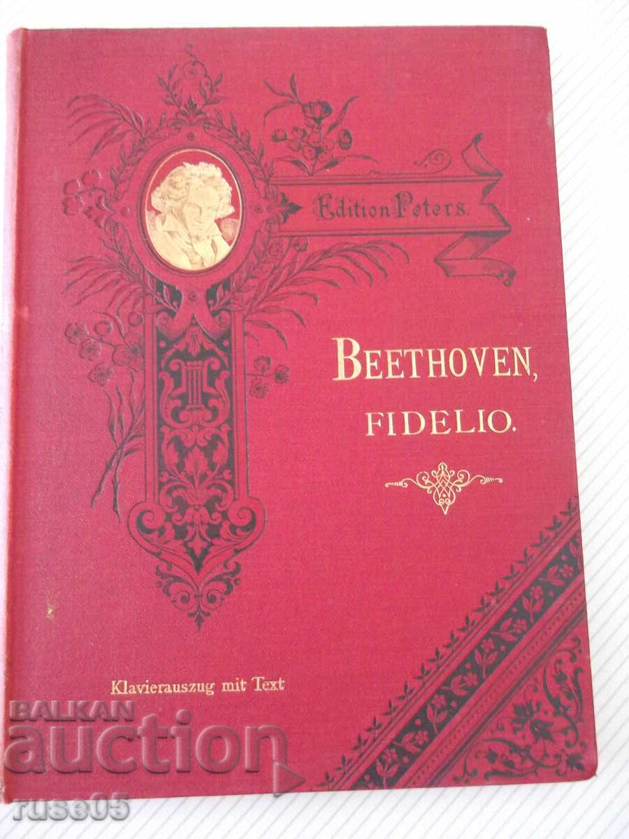 Sheet music "FIDELIO - BEETHOVEN" - 164 pages