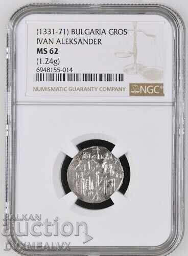NGC-MS62,63,64 groș de Țar Ioan Alexandru-CITIȚI DESCRIEREA cu preț € 1150.00 | 2249.21 BGN