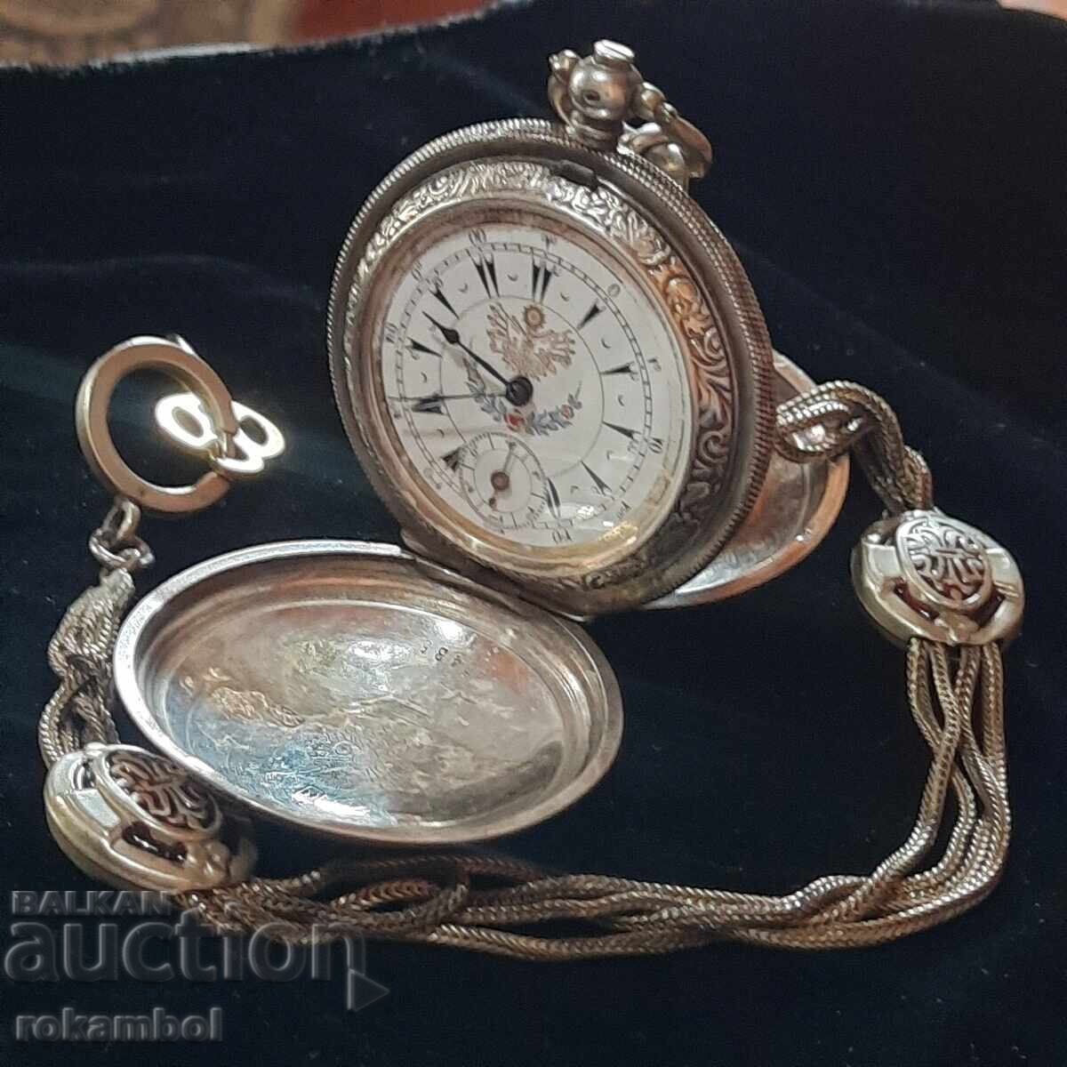 Ceas de buzunar antic din argint J.Dent London cu preț € 600.00 | 1173.50 BGN
