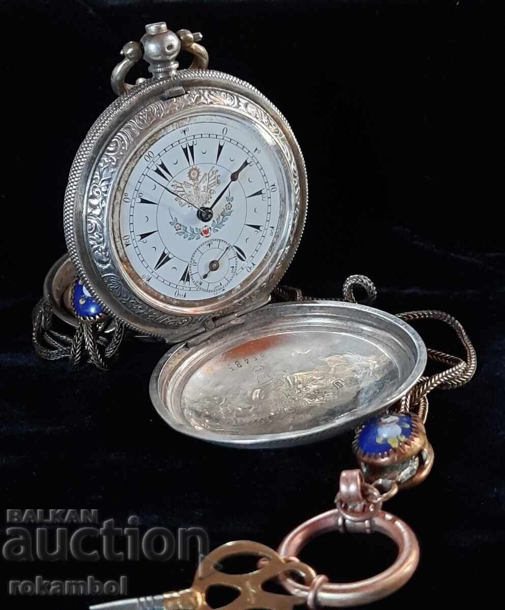 Delivery of Antique silver pocket watch J.Dent London Delivery of Antique silver pocket watch J.Dent London