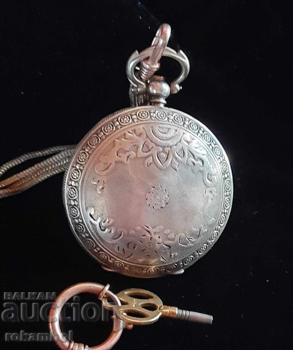 Antique silver pocket watch J.Dent London - 7 Antique silver pocket watch J.Dent London - 7