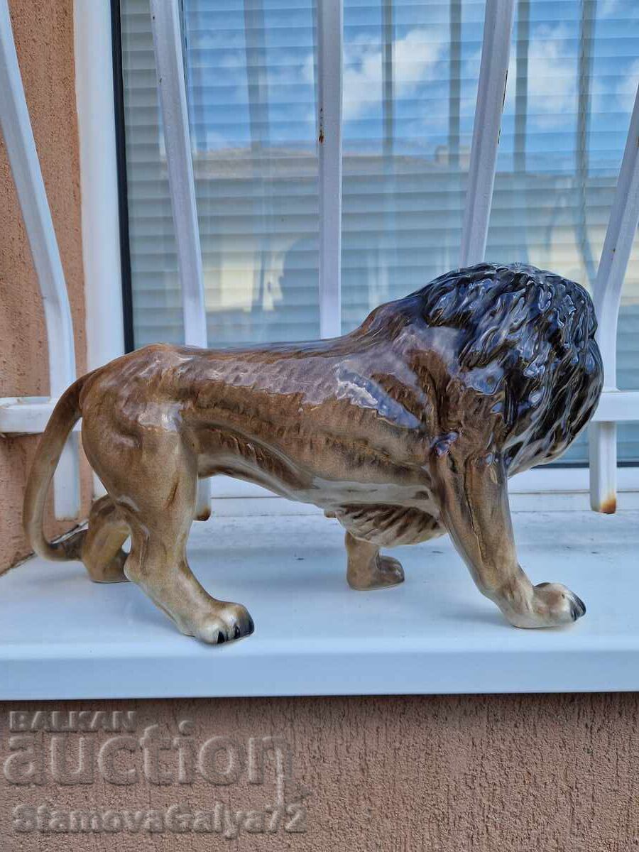 Уникална голяма антикварна порцеланова фигура статуетка - 5