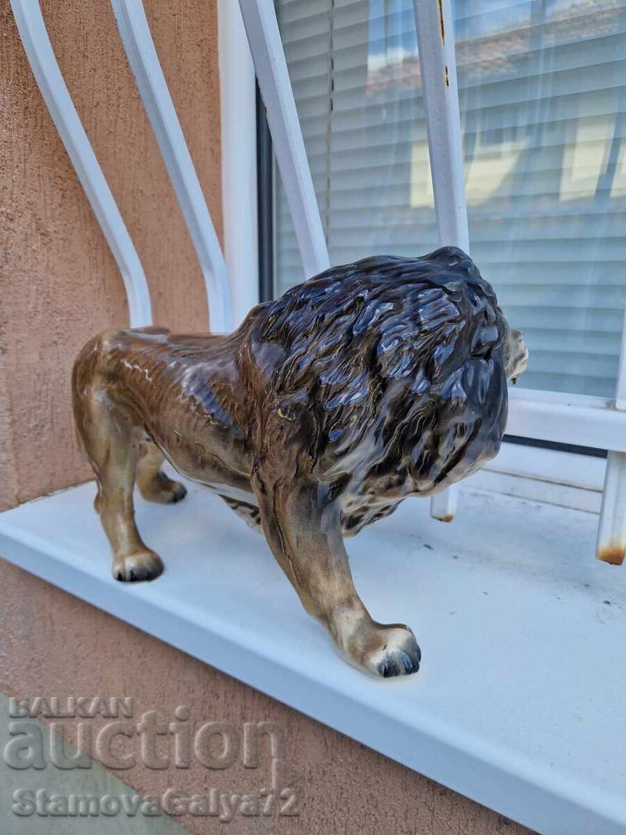 Уникална голяма антикварна порцеланова фигура статуетка - 7