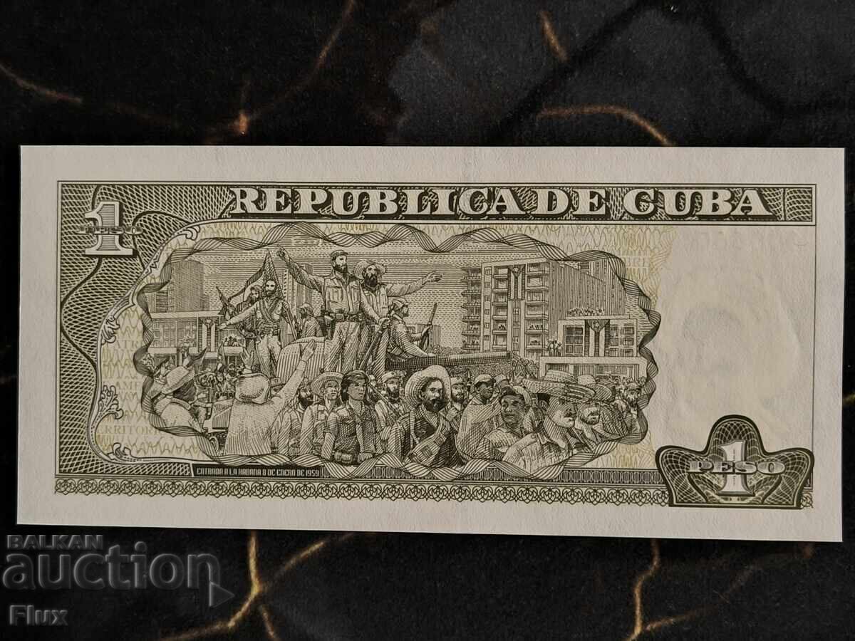 Banknote - Cuba - 1 peso UNC | 2016 with price € 2.55 | 4.99 BGN Banknote - Cuba - 1 peso UNC | 2016 with price € 2.55 | 4.99 BGN