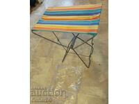 NOU Scaun pliabil retro – Camping/Pescuit vintage