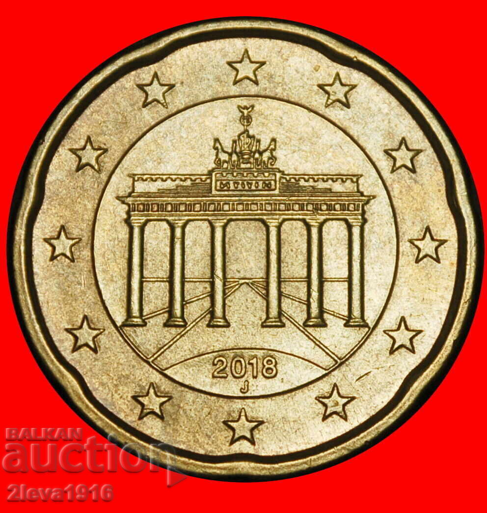 Ⰺ NORDIC GOLD 2007-2026: GERMANIA★20 EURO CENȚI 2018J HAMBURG Ⰺ NORDIC GOLD 2007-2026: GERMANIA★20 EURO CENȚI 2018J HAMBURG