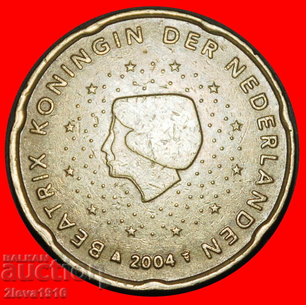 Ⰺ NORDIC GOLD (1999-2026): OLANDA ★ 20 EURO CENȚI 2004
