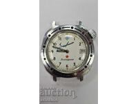 Συλλεκτικό ανδρικό χειροκίνητο ρολόι Komandirskie, με ημερομηνία