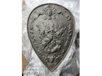 Διακοσμητική πόρπη Γαλλία, 19ος αιώνας Πάνελ, Ασπίδα