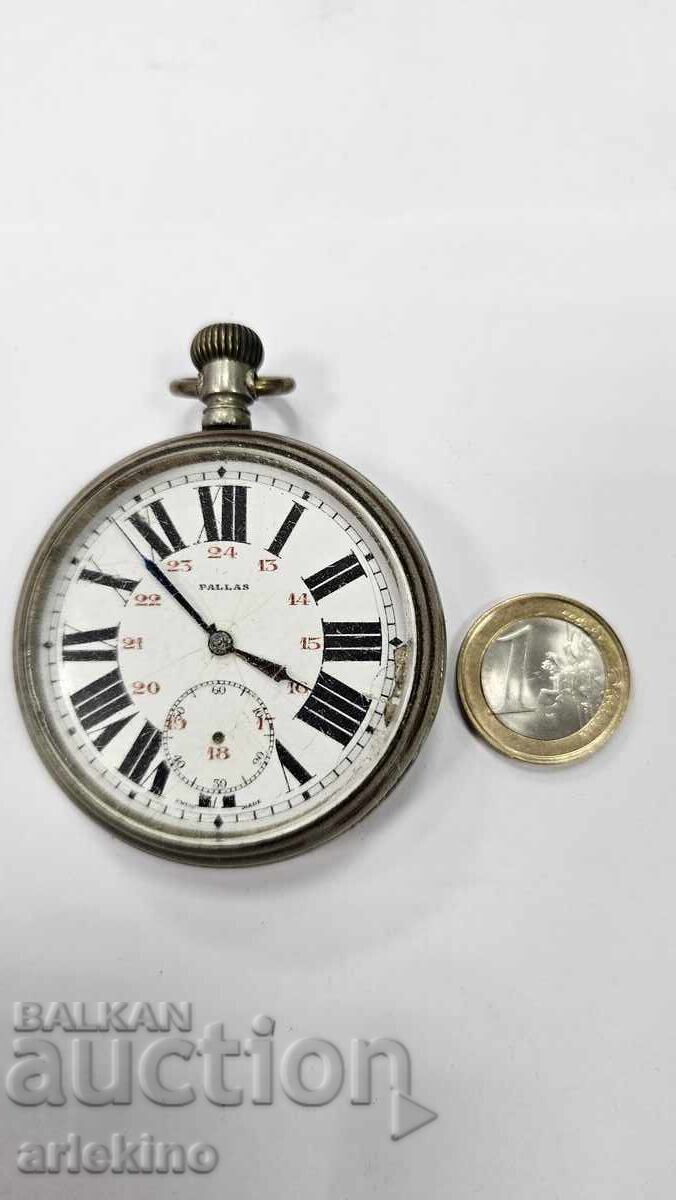 PALLAS Pocket Watch Parts - RAILWAY - SKI - SWISS - 7 PALLAS Pocket Watch Parts - RAILWAY - SKI - SWISS - 7