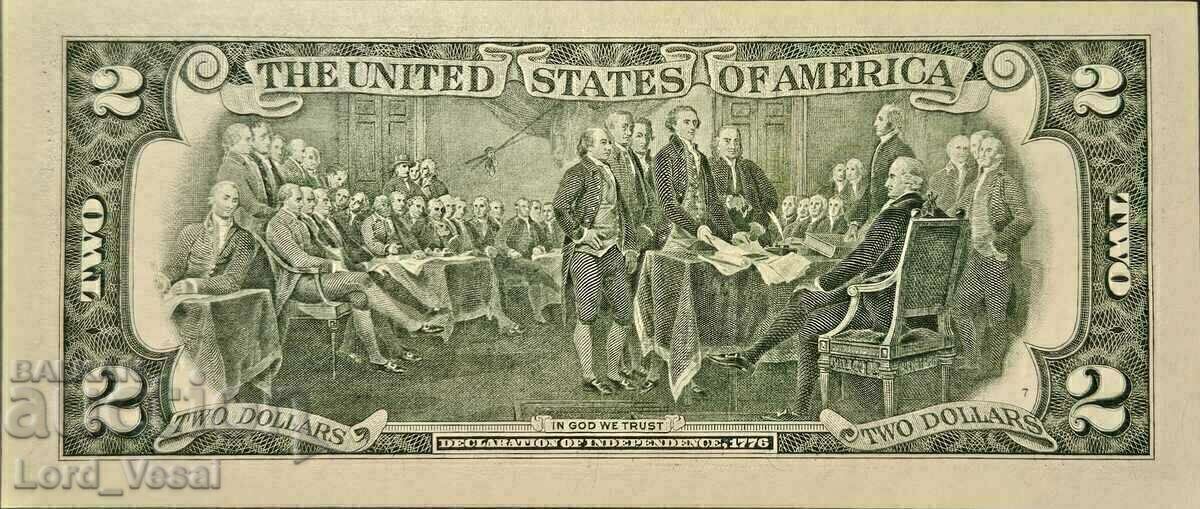 USA - 2 DollarsP#545. Series 2017 A - L (San Francisco) "FW" с цена € 3.00 | 5.87 лв. USA - 2 DollarsP#545. Series 2017 A - L (San Francisco) "FW" с цена € 3.00 | 5.87 лв.