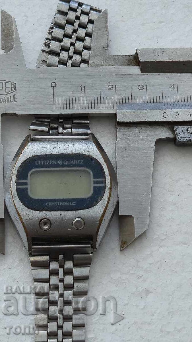 CITIZEN QUARTZ LED JAPAN ΣΠΑΝΙΟ ΧΩΡΙΣ ΚΑΠΑΚΙ ΔΕΝ ΓΝΩΡΙΖΩ ΑΝ ΛΕΙΤΟΥΡΓΕΙ - 6 CITIZEN QUARTZ LED JAPAN ΣΠΑΝΙΟ ΧΩΡΙΣ ΚΑΠΑΚΙ ΔΕΝ ΓΝΩΡΙΖΩ ΑΝ ΛΕΙΤΟΥΡΓΕΙ - 6