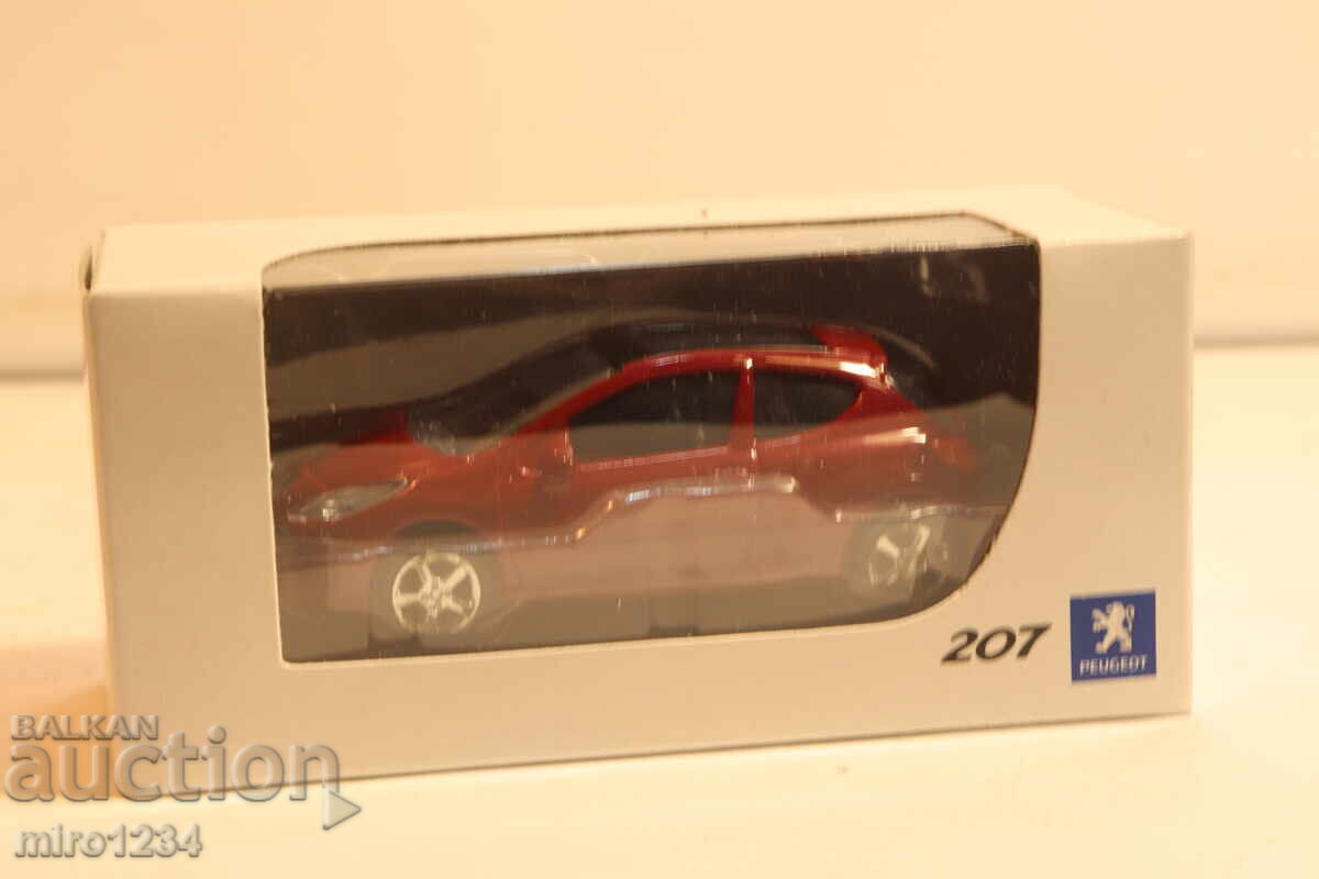 MAȘINUȚĂ JUCĂRIE MODEL PEUGEOT 207 NOREV 1/64 cu preț € 0.01 | 0.02 BGN