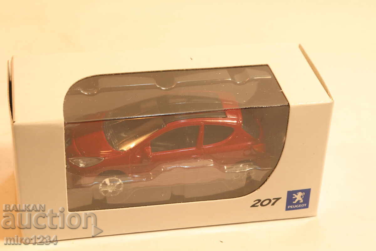 Licitație MAȘINUȚĂ JUCĂRIE MODEL PEUGEOT 207 NOREV 1/64